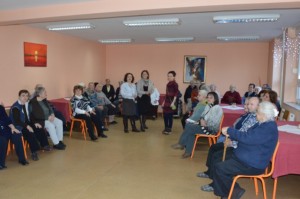 Клуб за старије "Гаврило Принцип" из Београда у посети нашој установи 13.12.2016. год.